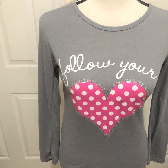 LiveLounge Follow Your Heart Long Sleeve Blouse - Picture 2 of 5